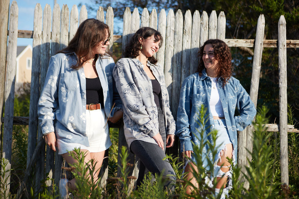 WOMEN'S FLANNEL ALOHA SHIRTS